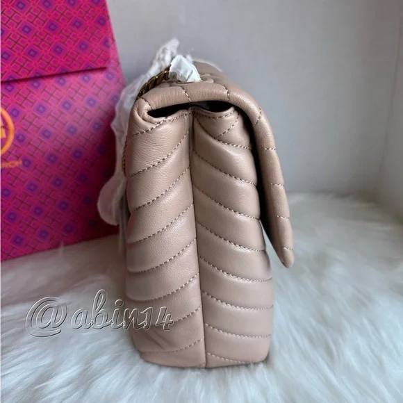 NWT Tory Burch Kira Leather Convertible Shoulder Crossbody Bag ( Larger Size)